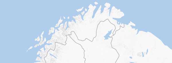 Map of Norwegian Lapland