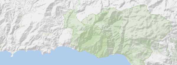 Map of White Mountains