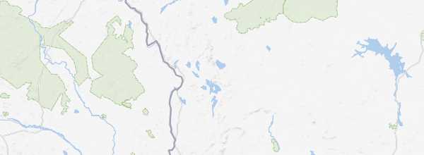 Map of Pallas-Yllästunturi National Park