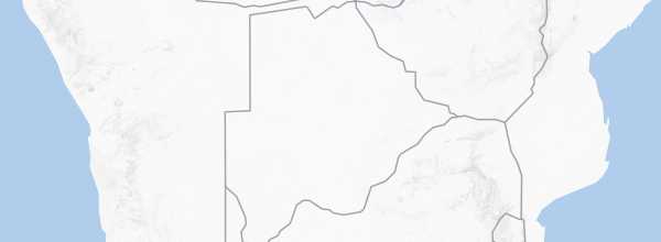 Map of Botswana
