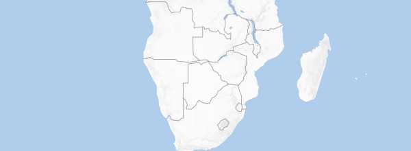 Map of Southern Africa