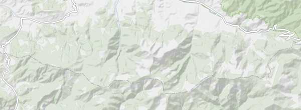 Map of Rodna Mountains