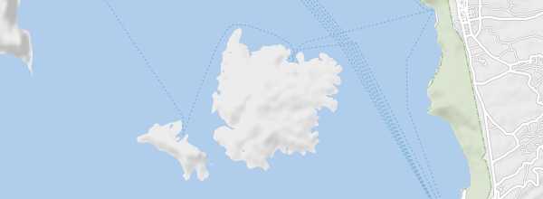 Map of Nea Kameni