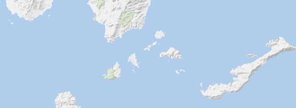 Map of Lesser Cyclades