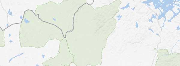 Map of Lemmenjoki National Park