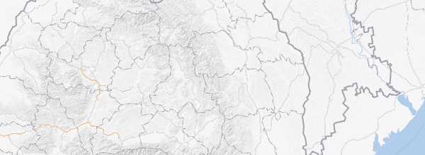 Map of Carpathians