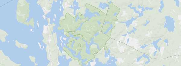 Map of Repovesi National Park