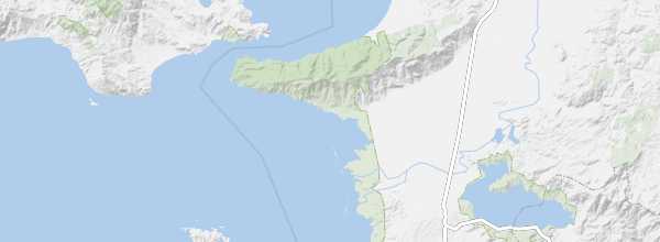 Map of Dilek Peninsula National Park