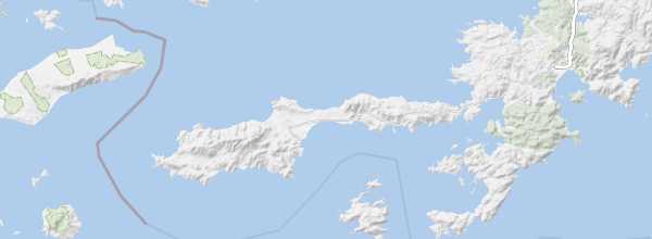 Map of Datça Peninsula