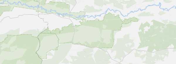 Map of Prypyatski National Park