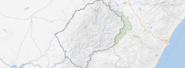 Map of Lesotho