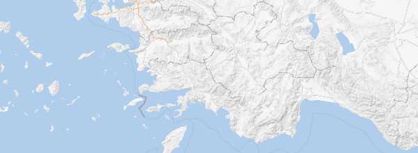 Map of Turkish Riviera