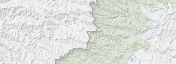 Map of Sani Pass
