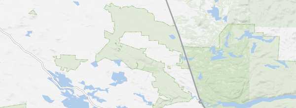 Map of Oulanka National Park