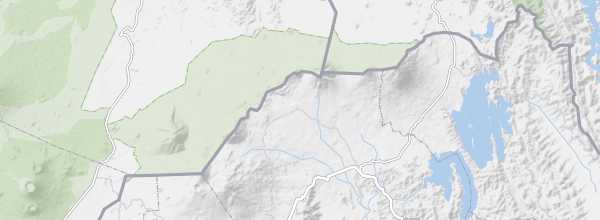 Map of Volcanoes National Park