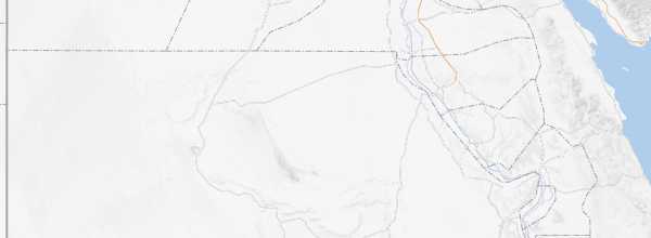 Map of Libyan Desert