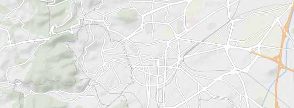 Map of Clermont-Ferrand