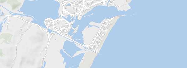 Map of Gruissan Beach