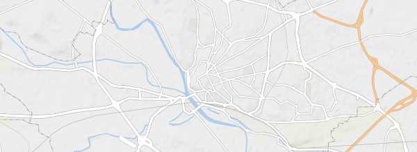 Map of Béziers