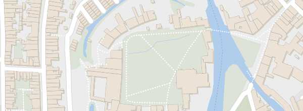 Map of Beguinage of Bruges