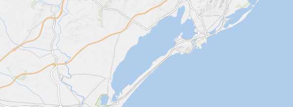 Map of Lake Thau