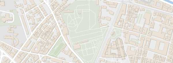 Map of Jardin des Plantes (Montpellier)