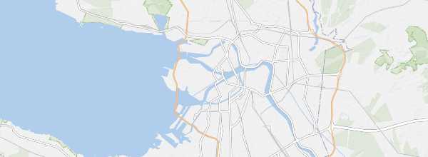 Map of Saint Petersburg