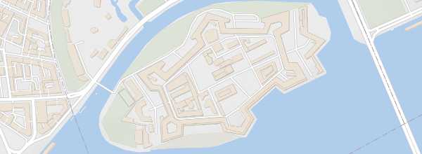 Map of Peter and Paul Fortress