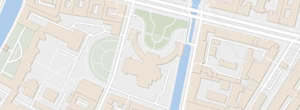 Map of Kazan Cathedral