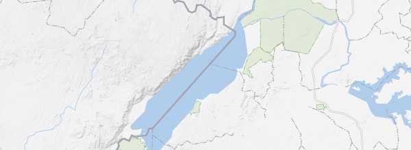 Map of Lake Albert