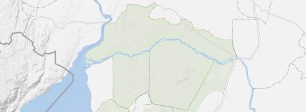 Map of Murchison Falls National Park