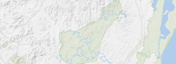 Map of Hluhluwe-Umfolozi Reserve