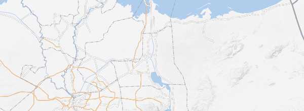 Map of Suez Canal