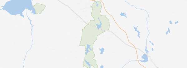 Map of Valdaysky National Park