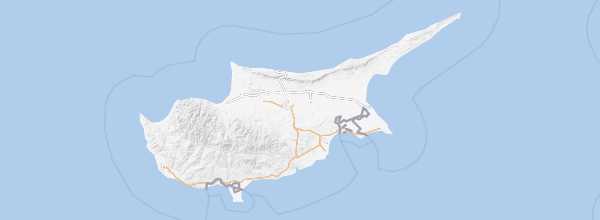 Map of Cyprus
