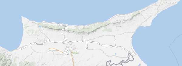 Map of Kyrenia Range