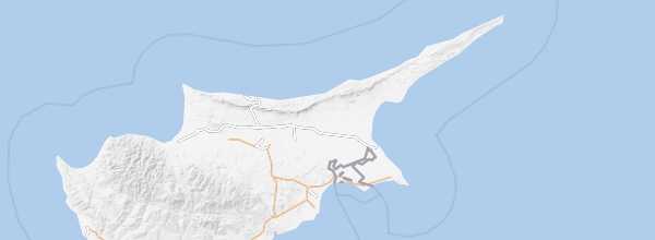 Map of Northern Cyprus