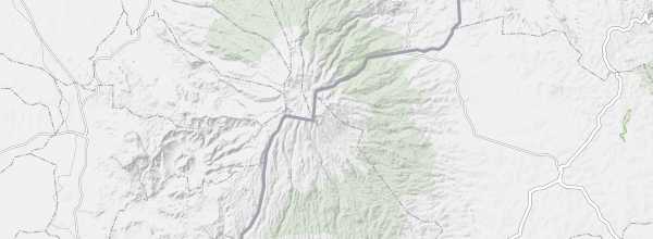 Map of Mount Elgon