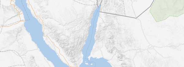 Map of Gulf of Aqaba