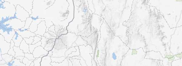 Map of Cherangani Hills