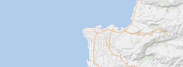 Map of Beirut