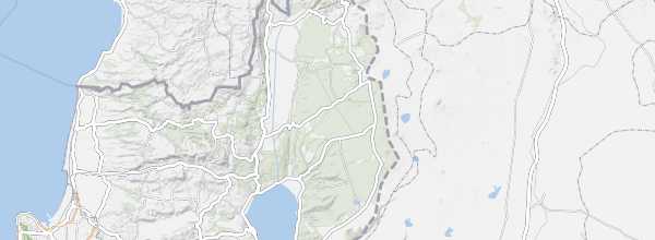 Map of Golan Heights