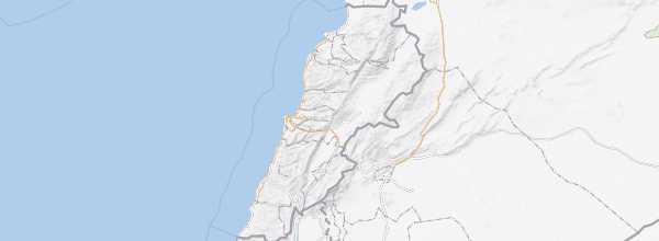 Map of Lebanon