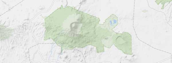 Map of Arusha National Park