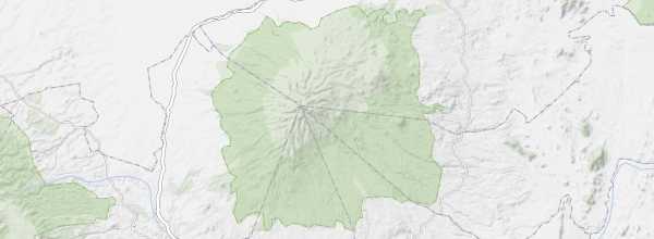 Map of Mount Kenya