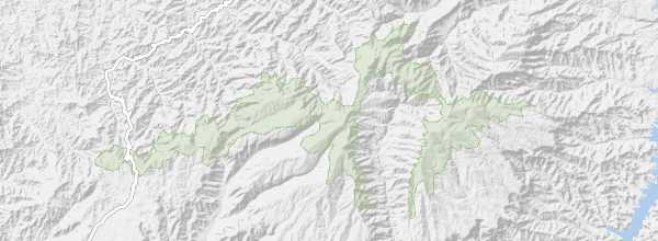 Map of Simien National Park