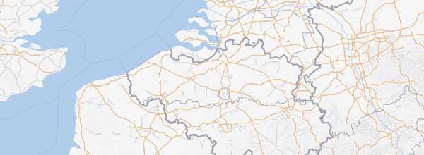 Map of Flanders