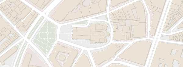 Map of Saints Michael and Gudula Cathedral