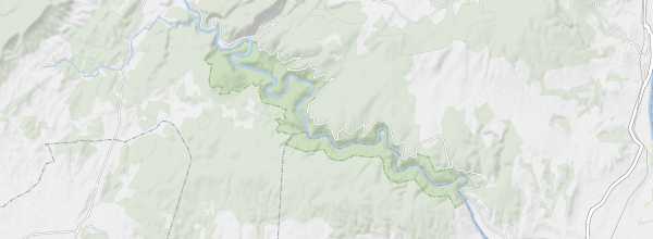 Map of Ardèche Gorges
