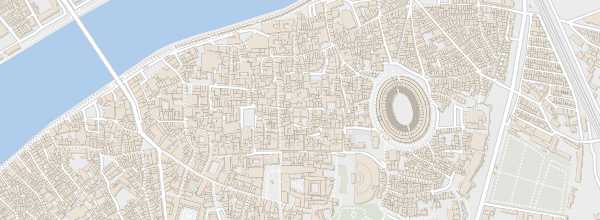 Map of The Cité (Arles)